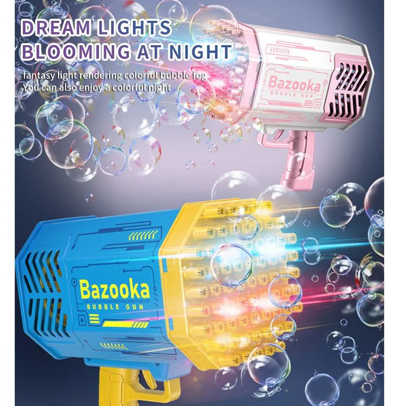 69 Holes Bubbles Bubble Gun for Baby